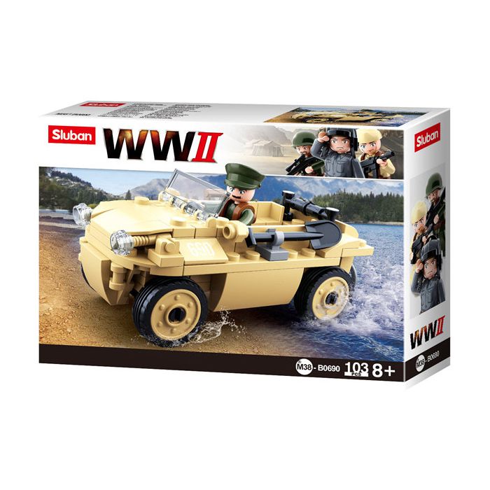 Sluban WWII | Set constructie Vehicul de Lupta German